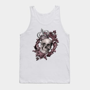 Goth Victorian Rock N Roll Skull Tank Top